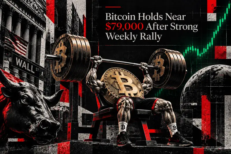 Bitcoin Holds Near $79,000 as Market Cools After Strong Weekly Rally