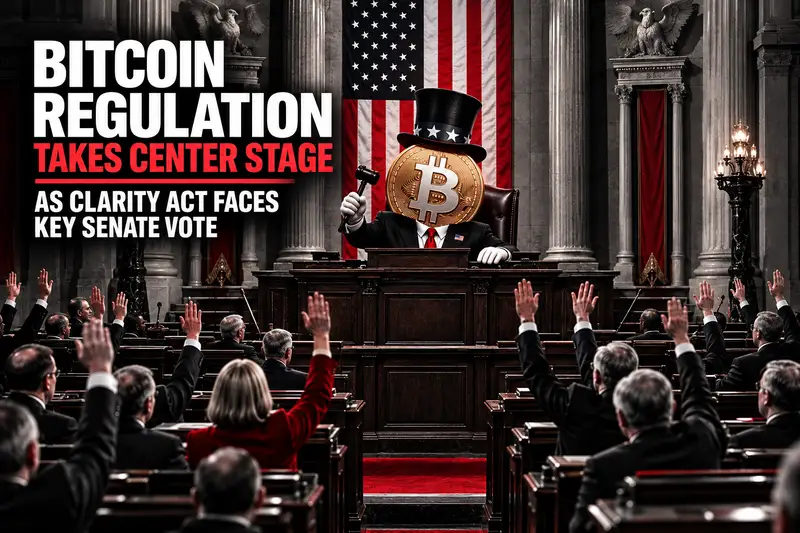 Bitcoin Regulation Takes Center Stage as CLARITY Act Faces Key Senate Vote
